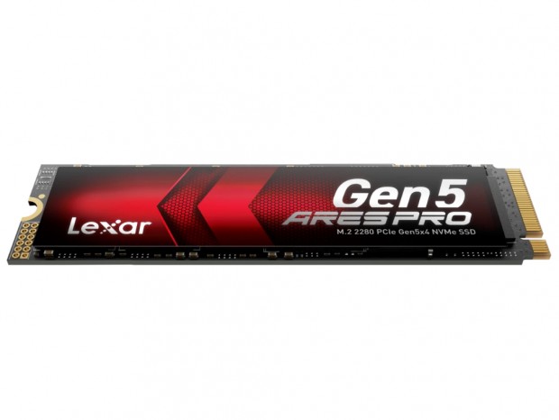 最大14,000MB/sのPCIe 5.0(x4)SSD、Lexar「ARES PRO M.2 2280 PCIe 5.0 NVMe SSD」