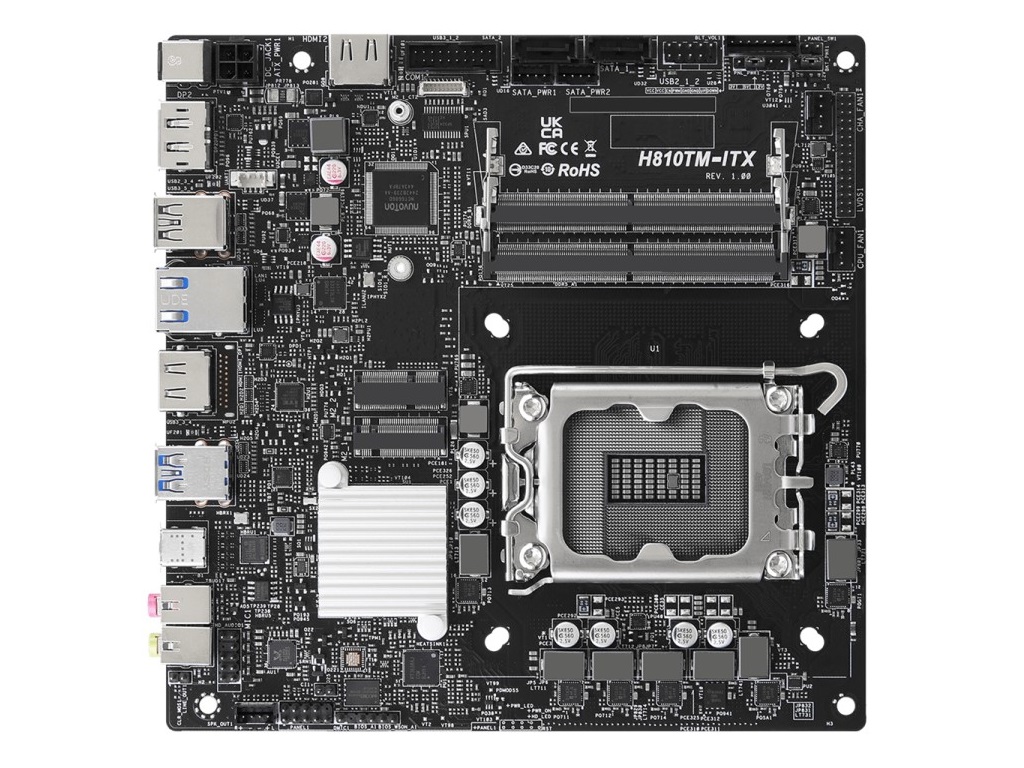 ASRock、最大5つのディスプレイ出力を備えるThin Mini-ITXマザーボード