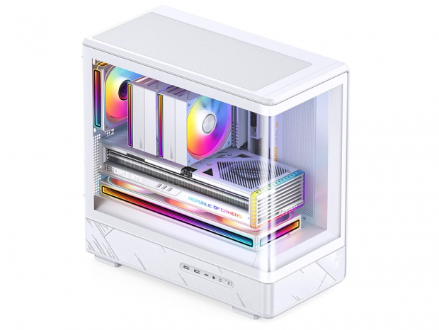 ヤマタノオロチ様　オーダーガラスケース 湾曲強化ガラスパネル採用のピラーレスミニタワーPCケース