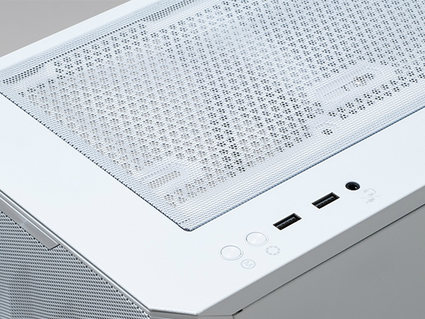 ストーム、フロントメッシュの高エアフローPCケースを採用する白いゲーミングPC「風域」シリーズ計7機種