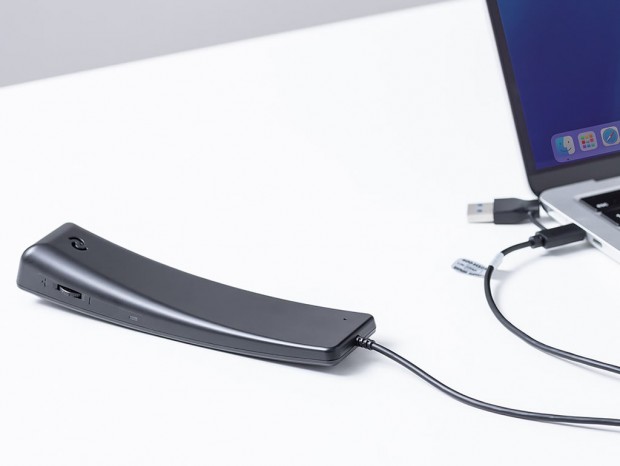 電話の受話器のように使えるハンドセット、USB接続と4極ミニプラグの計2種発売