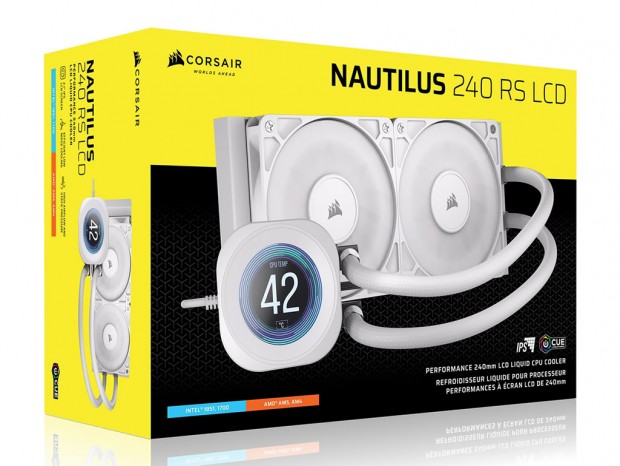 2.1インチLCDパネル付きAIO水冷、CORSAIR「NAUTILUS RS LCD」の国内発売日をアナウンス
