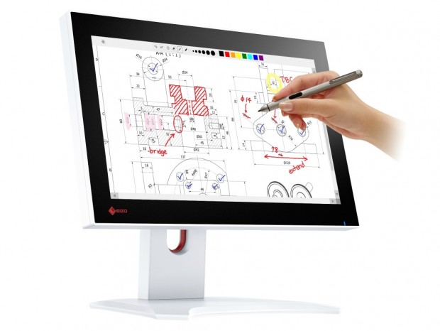 10点マルチタッチ対応の15.6型フルHD液晶ディスプレイ、EIZO「DuraVision FDF1683WT」