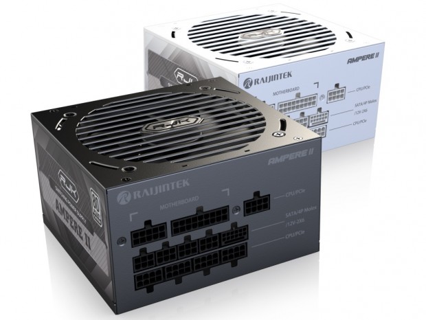 容量1,200Wで奥行き140mmのPLATINUM電源、RAIJINTEK「AMPERE II」シリーズ