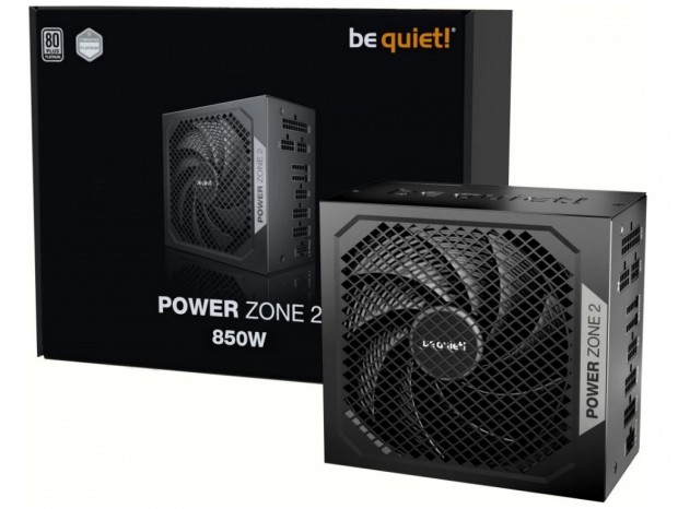 80 PLUS/Cybenetics Platinum認証取得の高効率・静音電源、be quiet!「Power Zone 2」