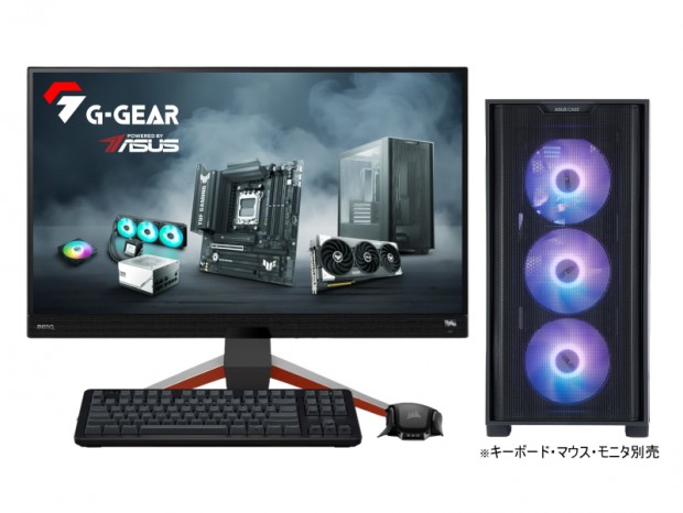 ツクモG-GEAR、“Powered by ASUS”のゲーミングPCにRyzen 7 9800X3D搭載モデル追加