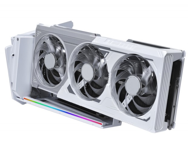 PCIe 5.0とARGB LEDに対応した汎用グラフィックスカード縦置き