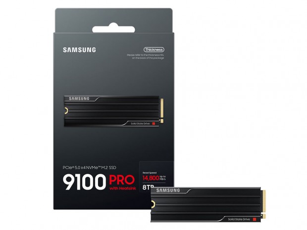 最大14,800MB/sのPCIe 5.0 M.2 SSD、Samsung「9100 PRO」に8TBを追加発売