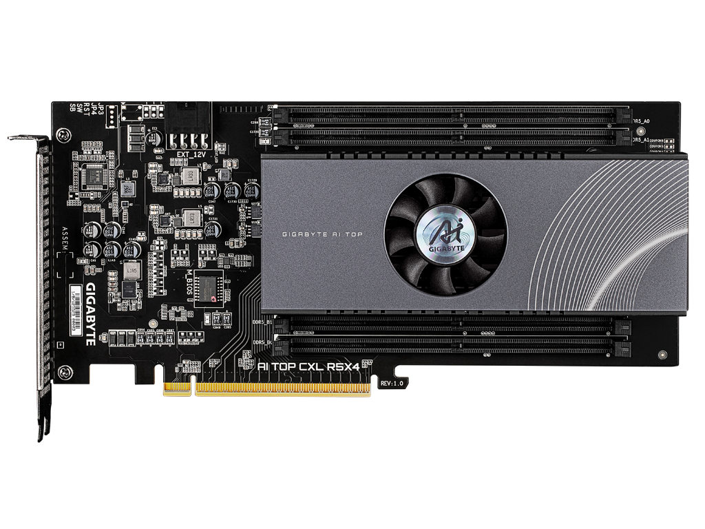 最大512GBのDDR5メモリを増設できるPCIe 5.0対応CXL拡張カード