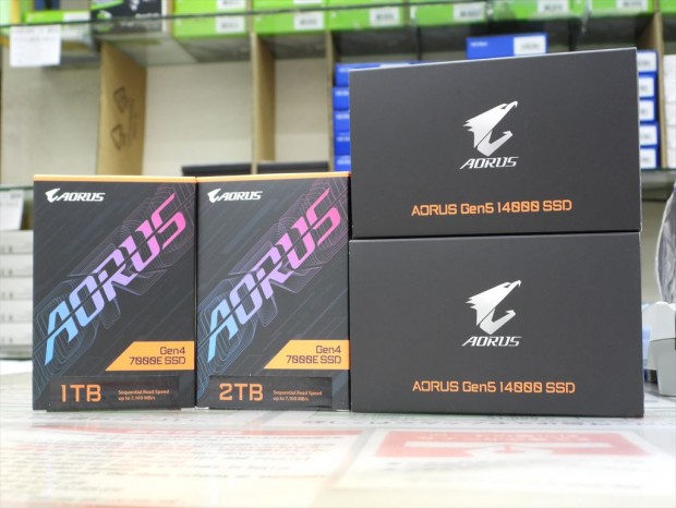 GIGABYTE「AORUS Gen5 14000 SSD」