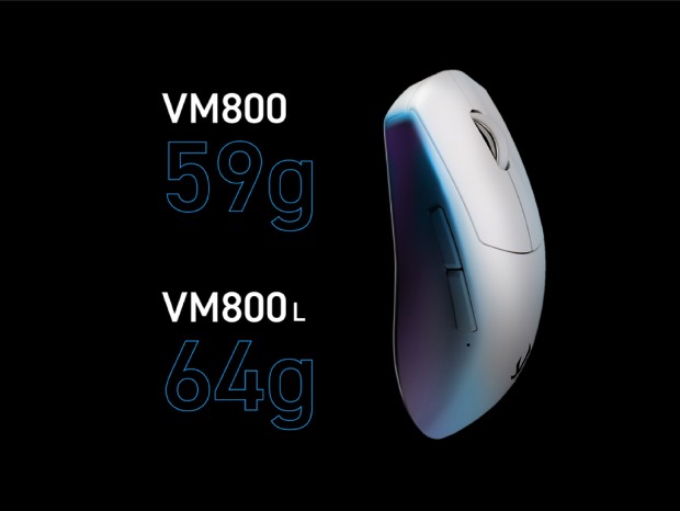 世界初UWDと8Kポーリングレート対応のワイヤレスゲーミングマウス