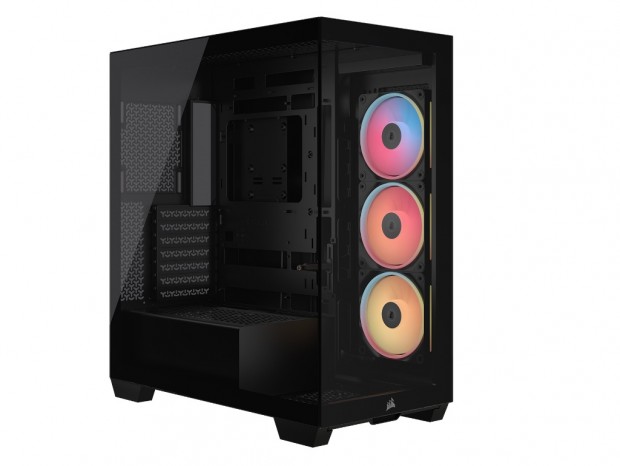 CORSAIR、ピラーレスPCケース「3500X」シリーズにリバースファン搭載モデル追加