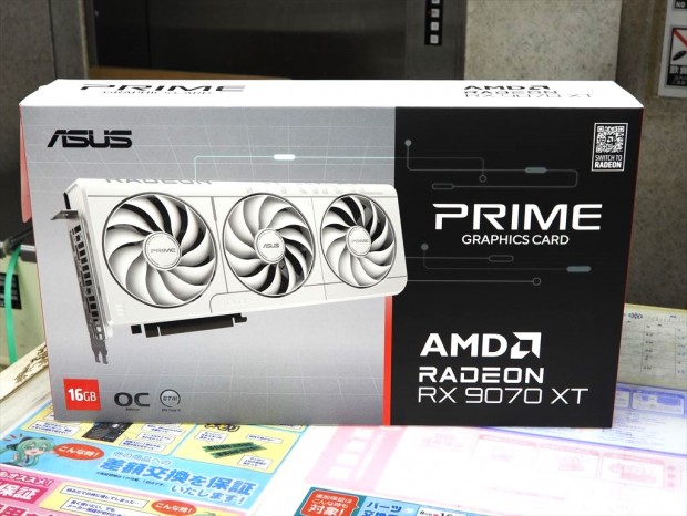 「PRIME-RX9070XT-O16G-WHITE」発売開始