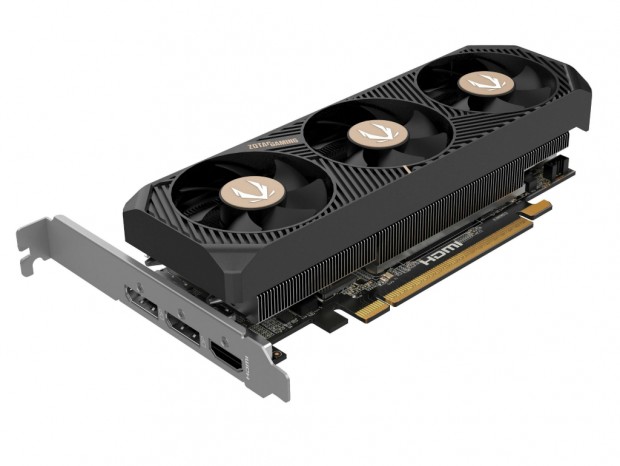 ロープロファイル対応のトリプルファンクーラー搭載GeForce RTX