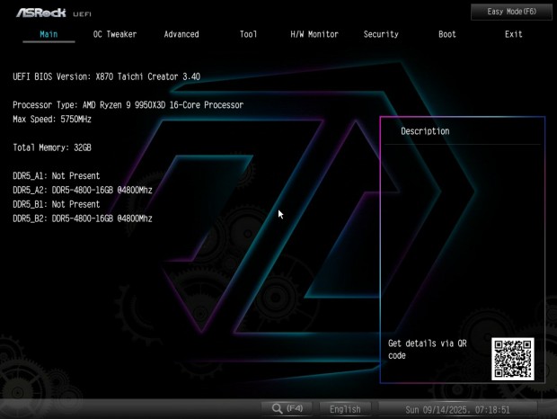 X870 Taichi Creator