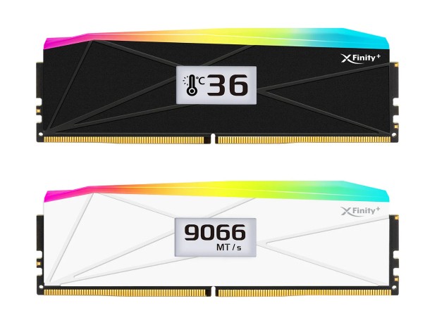 ステータス表示用OLEDを搭載するDDR5メモリ、V-COLOR「XFinity+