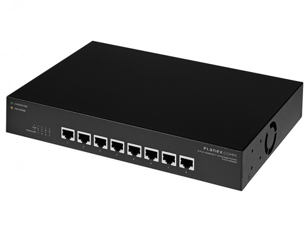 全ポート10ギガビット対応の8ポートアンマネージドスイッチ