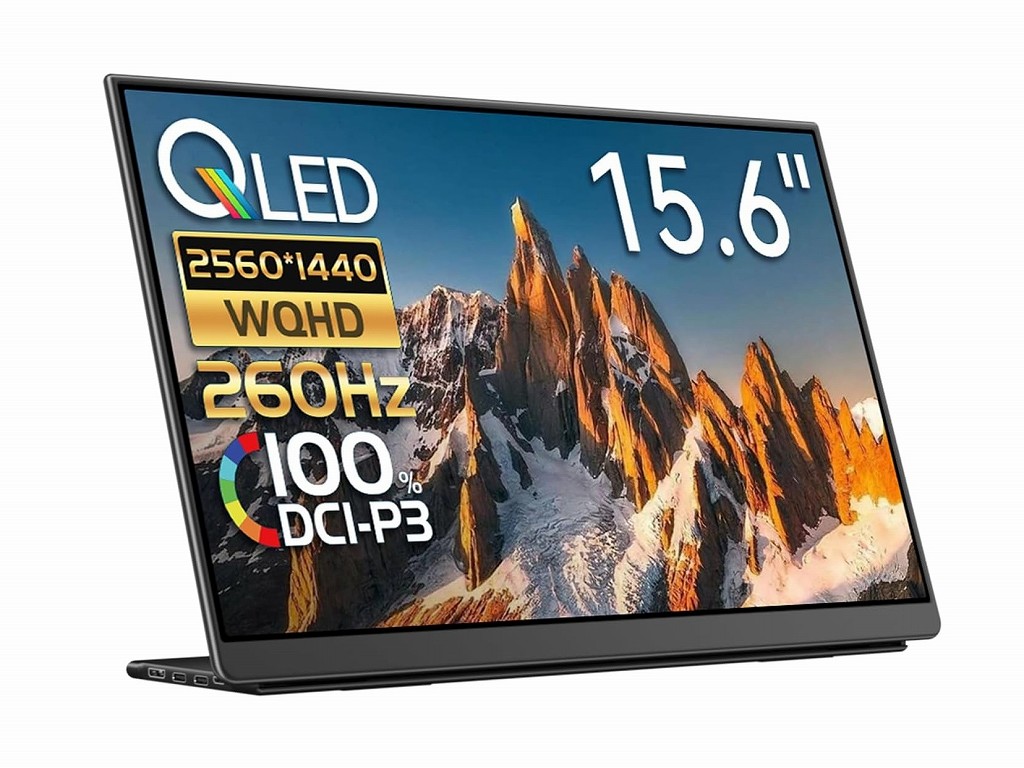 Switch 2でドック不要、ケーブル1本で接続できる260Hz対応の15.6型QLED