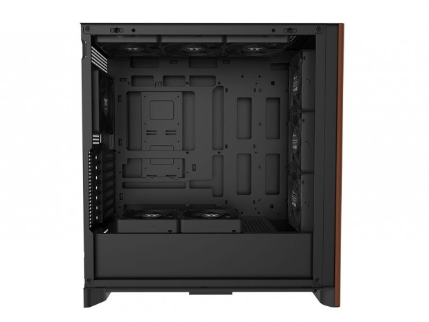 フロントにウッドパーツを使用した高エアフローミドルタワー、Thermaltake「S370 WS」