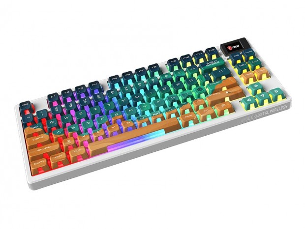 MSI、モダンな個性派デザインのホットスワップ対応キーボード「FORGE