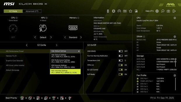 MAG B860M MORTAR WIFI