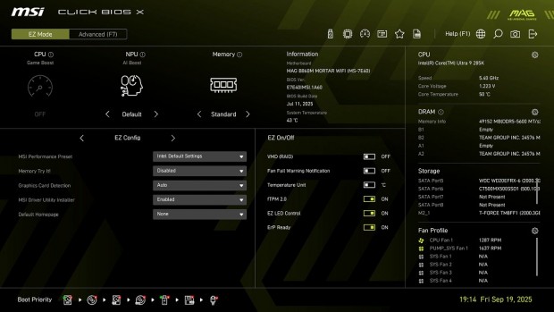 MAG B860M MORTAR WIFI