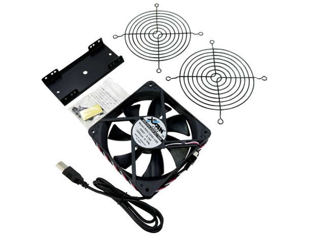 スタンド付USB冷却ファン-120mm