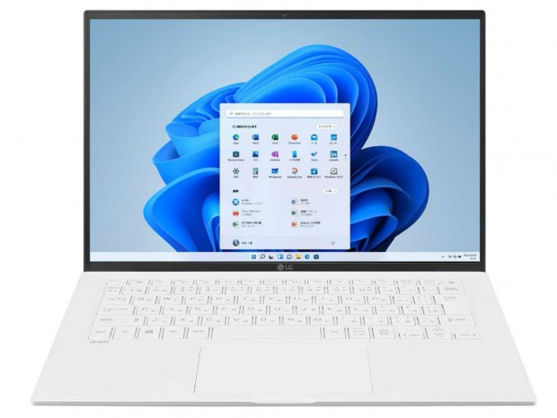 LG gram ホワイト 薄型ノートPC LG、“光の角度によって表情が変化する”「オーロラホワイト