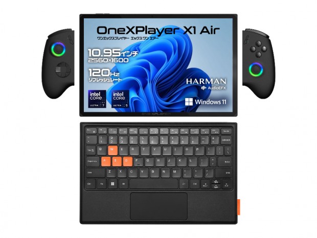 ゲームパソコン 3つのモードを使い分けできる10.95型モバイルゲーミングPC、One