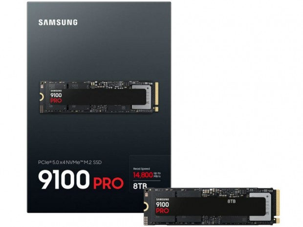 最大14,800MB/sのPCIe 5.0 SSD、Samsung「9100 PRO」の8TBモデル予約
