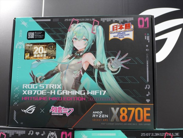 ASUS TGS2025「初音ミク」コラボパーツ