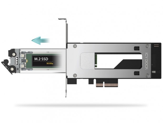 PCIe 5.0 M.2 SSDをリムーバブルドライブ化する拡張カードがICY DOCKから
