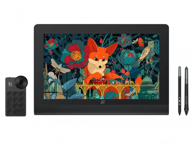 AMOLED採用の10点マルチタッチ対応16型4Kペンタブレット、XPPen「Artist Ultra 16」