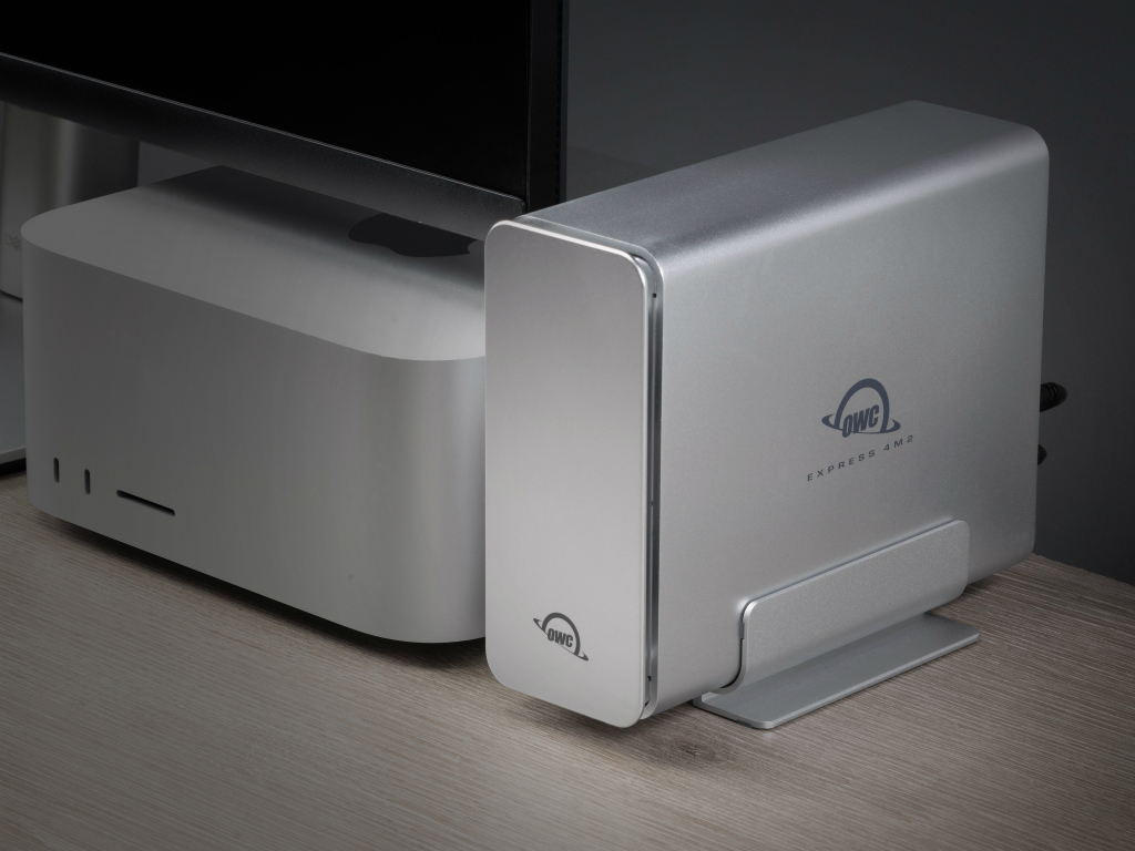 4台のNVMe M.2 SSDを搭載できるUSB4対応RAIDエンクロージャ「OWC