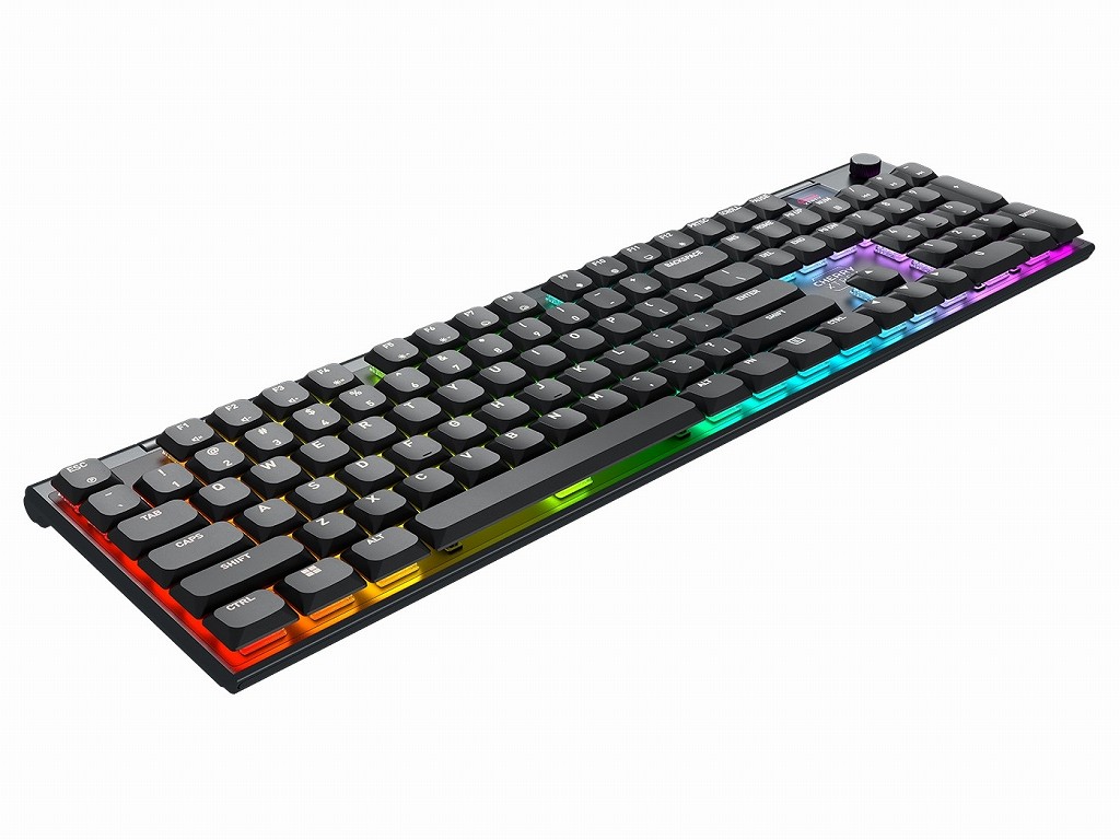 CHERRY XTRFY、アルミフレームに最新ロープロスイッチをマウントした