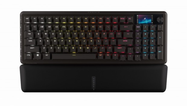 CORSAIR、磁気ホール式スイッチ搭載の96％キーボード「VANGUARD PRO 96