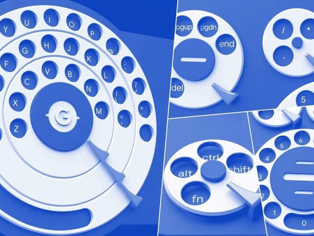 Google提案の新キーボードは黒電話？ジーコジーコと回して入力する「Gboard ダイヤルバージョン」