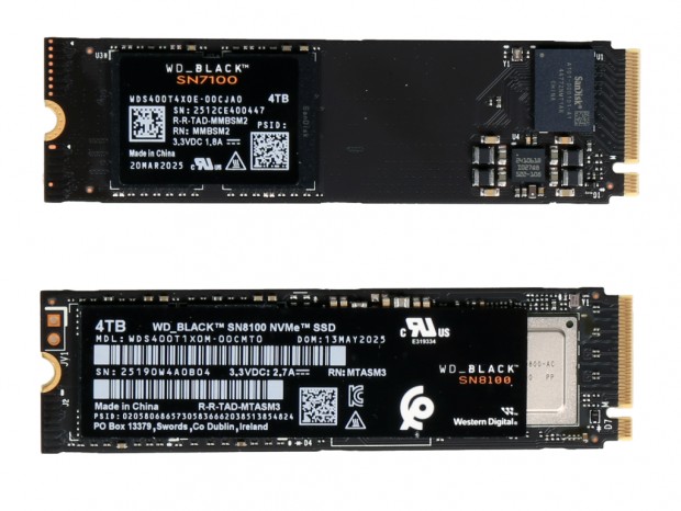 WD_BLACK SN8100」と「WD_BLACK SN7100」どちらがおすすめ？エルミタ的