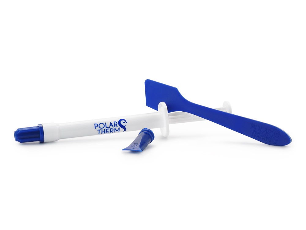 Thermal Grizzlyが開発した高性能熱伝導グリス「Polartherm X-10」など