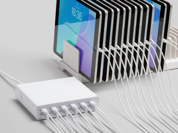 スマホ・タブレットを12台同時に充電できるUSB Type-C充電器がサンワサプライから