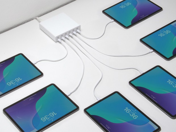 スマホ・タブレットを12台同時に充電できるUSB Type-C充電器がサンワサプライから