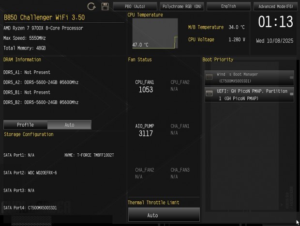 B850 Challenger WiFi