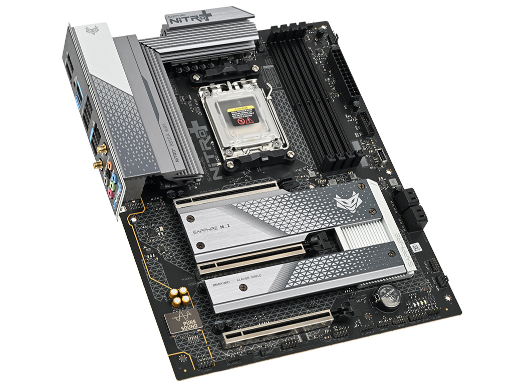 SAPPHIREがマザーボード市場に再参入。第1弾モデル「NITRO+ B850A WIFI