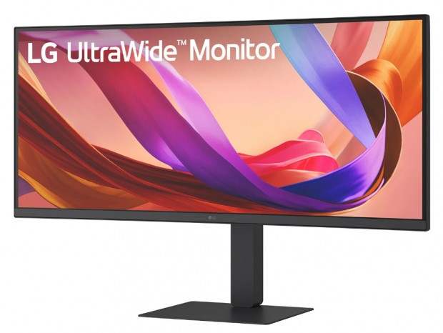 KVM機能や有線LANを搭載した34型UWQHD曲面液晶ディスプレイ、LG「34U650A-B」