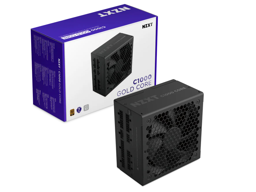 ATX 3.1/PCIe 5.1準拠の80PLUS GOLDフルモジュラー電源、NZXT「C Gold