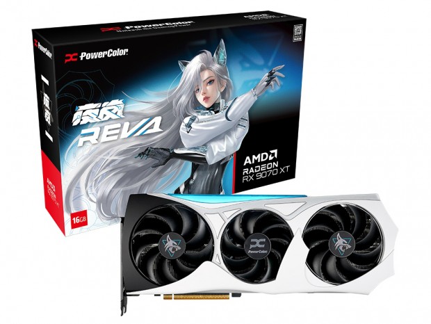PowerColor、オリジナルキャラクター「Reva」デザインのRadeon RX 9070