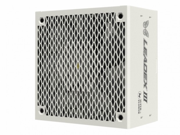 ホワイト色のATX 3.1準拠フルモジュラー電源、Super Flower「LEADEX
