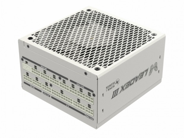 ホワイト色のATX 3.1準拠フルモジュラー電源、Super Flower「LEADEX III GOLD ATX 3.1 WT」