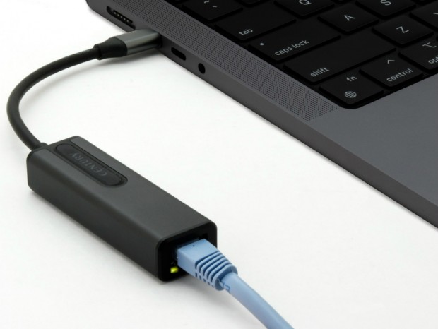 iPhoneにも対応する5ギガビットLANアダプタ、センチュリー「USB-C 5G LAN Adapter」
