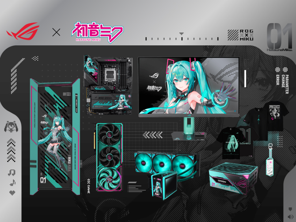 ASUS「ROG × 初音ミク」コラボレーションモデルの国内発売日と価格判明